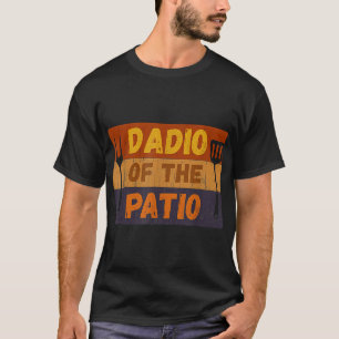 Mannen radio van Patio Grappige stijl grillen F T-shirt