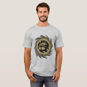 Mannen Raglan Shirt (Voorkant volledig)
