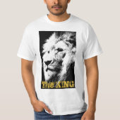 Mannen rattenrokken Moderne Sjabloon Lionpitten T-shirt (Voorkant)