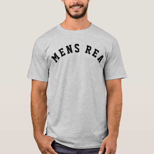 Mannen Rea T-shirt (Voorkant)