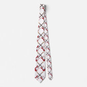 Mannen Red Guitar Necktie Stropdas (Voorkant)