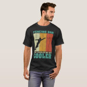Mannen redebandvader als een gewone vader t-shirt (Voorkant volledig)