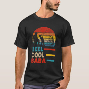 Mannen Reel Cool Baba Fisherman T-shirt