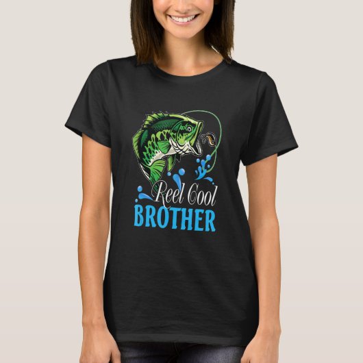 Mannen Reel Cool Brother Fisherman T-shirt (Voorkant)