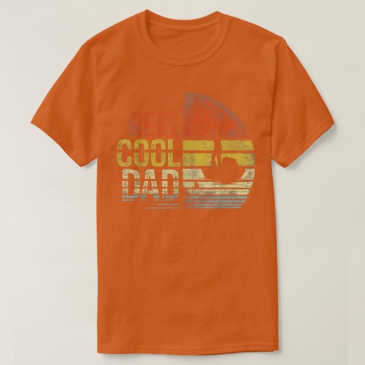 Mannen Reel Cool Dad Fisherman T-shirt (Design voorkant)