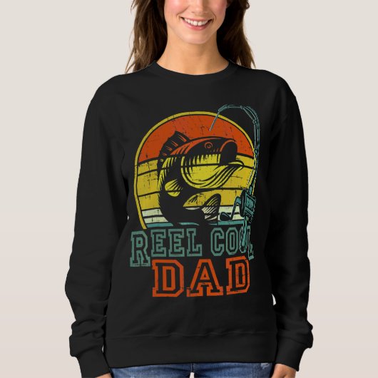 Mannen Reel Cool Dad Fisherman Trui (Voorkant)