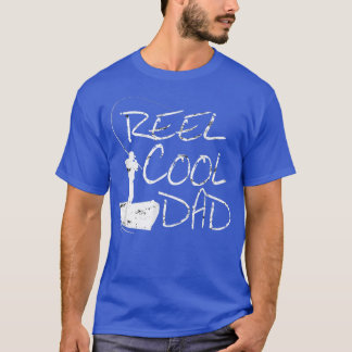 Mannen Reel Cool Dad Funny Vist Dad817 T-shirt