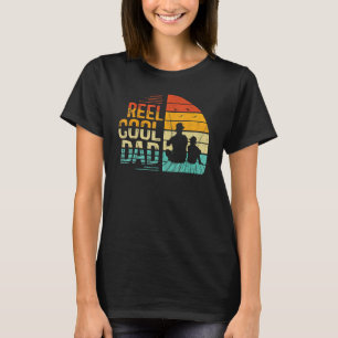 Mannen Reel Cool Dad Vaderdag voor Geviste papa T-shirt
