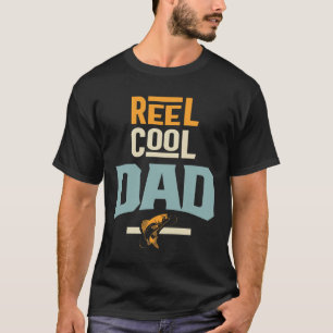 Mannen Reel Cool Father Grandpa Gifts T-shirt