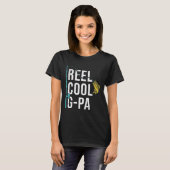 Mannen Reel Cool G-pa Gevist Shirt Grappig Opa Fa (Voorkant volledig)