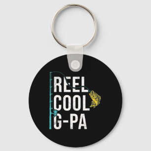 Mannen Reel Cool G-pa Gevist Shirt Grappig Opa Fa Sleutelhanger