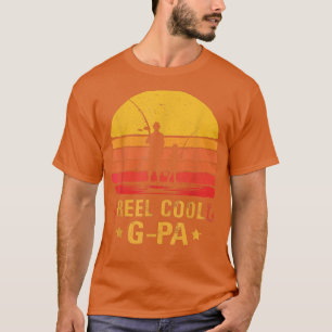 Mannen Reel Cool G-Pa Vissende Shirten, Fun Father T-shirt