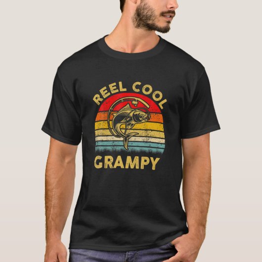 Mannen Reel Cool Grampy Vist S. T-shirt (Voorkant)