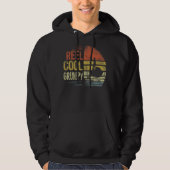 Mannen Reel Cool Grumpy Fisherman Grumpy Vader's D Hoodie (Voorkant)