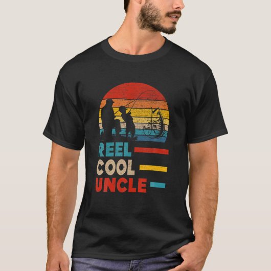 Mannen Reel Cool oom Fisherman T-shirt (Voorkant)