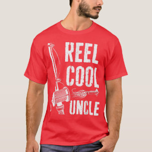 Mannen Reel Cool oom Vist Vaderdag T-shirt