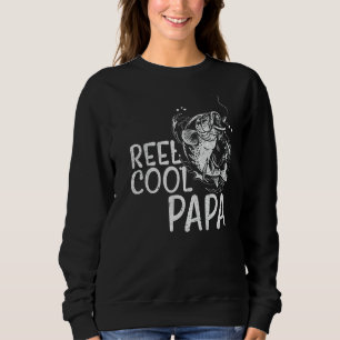 Mannen Reel Cool Papa Papa Vist Vaderdag Gran Trui