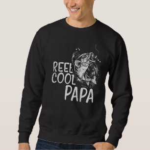 Mannen Reel Cool Papa Papa Vist Vaderdag Gran Trui