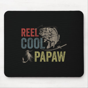 Mannen Reel Cool Papaw Gevist Vaderdag Gift Muismat