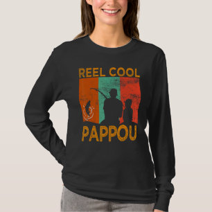 Mannen Reel Cool Pappou Vist papa  Grandp T-shirt