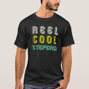 Mannen Reel Cool Stiefvader Reel Vis Lure Visser T-shirt
