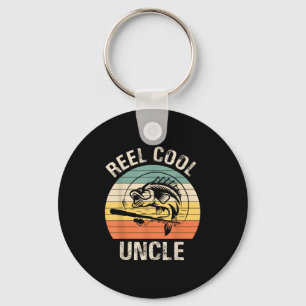 Mannen Reel Cool Uncle Vist Grappig Cadeau Voor Ma Sleutelhanger