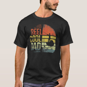 Mannen Reel Cool Vader Visser Papa Vaderdag T-shirt