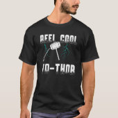 Mannen Reel Cool Van Thor Cool Viking Angler Vader T-shirt (Voorkant)
