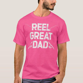 Mannen Reel Great Dad Funny Vist Rod Fisherman Fa T-shirt