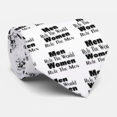 Mannen regelen de Mannen van de wereldvrouwenregel Stropdas (Opgerold)