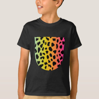 Mannen Regenboog Cheeta Print Poc Design Voor Cool T-shirt