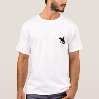 Mannen reining t-shirt