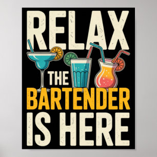 Mannen Relax De Coole Kidender Is Hier Grappig Coo Poster