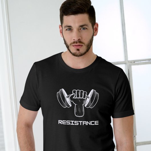 Mannen Resistance Workout Gym Tshirt