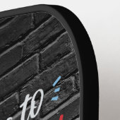 Mannen Retirement Dapper Pink Flamingo Pet Sigaar Pickleball Paddle (Links Detail)