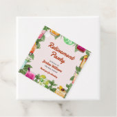 Mannen Retirement Zomer Achtertuin Cocktail Party Bedankjes Labels (In situ)