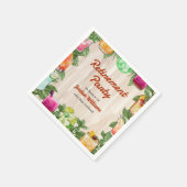 Mannen Retirement Zomer Achtertuin Cocktail Party Servet (Hoek)