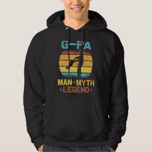 Mannen retratie G Pa het Man de mythe de legende v Hoodie
