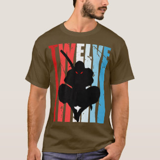 Mannen retro 12e verjaardag voor de Mannen van Nin T-shirt