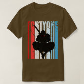 Mannen retro 41e verjaardag voor Ninja Mannen Samu T-shirt (Design voorkant)