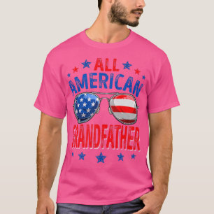 Mannen Retro Alle Amerikaanse grootvader Amerikaan T-shirt
