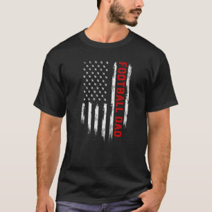 Mannen Retro  Amerikaanse Football Vader T-shirt