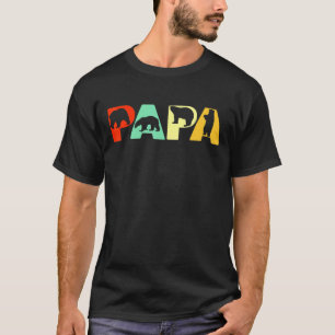 Mannen Retro Beer Papa Beer vader T-shirt