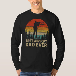 Mannen Retro  Best Airsoft Dad Over Vader's T-shirt