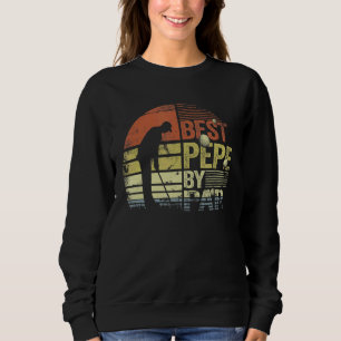 Mannen Retro Best Pepe door Par Golf Player Papa Trui