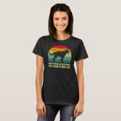 Mannen Retro Beste Duitse Shepherd Pap Oog F T-shirt (Voorkant volledig)