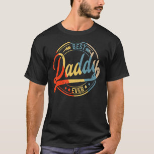 Mannen Retro Beste papa van de Oude Vergroting T-shirt