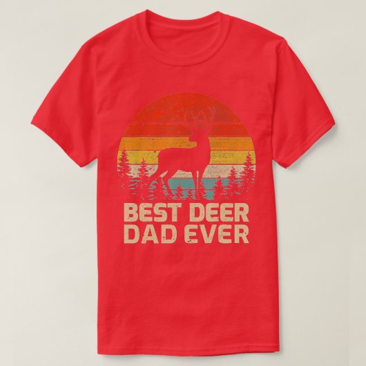 Mannen Retro  beste vader ooit Vaderdag T-shirt (Design voorkant)