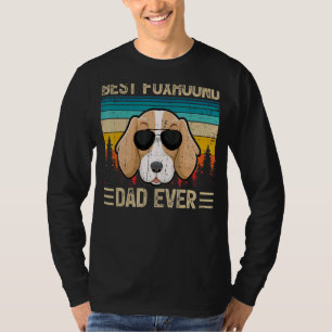 Mannen retro beste voshond vader ooit' t-shirt