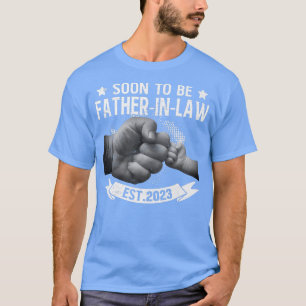 Mannen Retro binnenkort vaderInLaw Est 2023 T-shirt